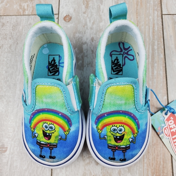 Vans X SpongeBob Slip On Velcro Imaginaaat… - Picture 9 of 13